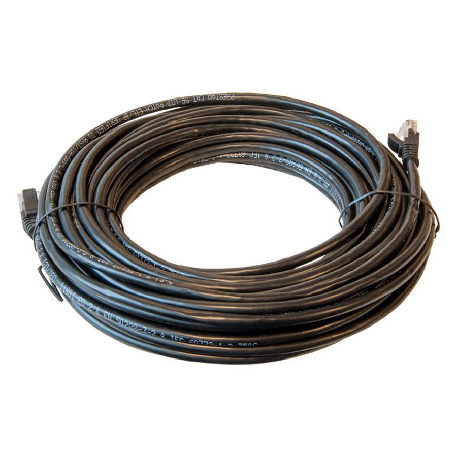 Patchkabel / netwerkkabel CAT5e UTP PVC molded zwart 15meter