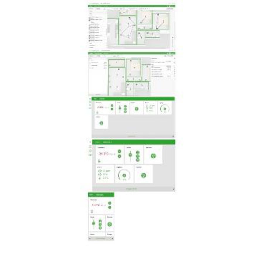 grafische software eConfigure Lite voor 250 apparaten KNX
