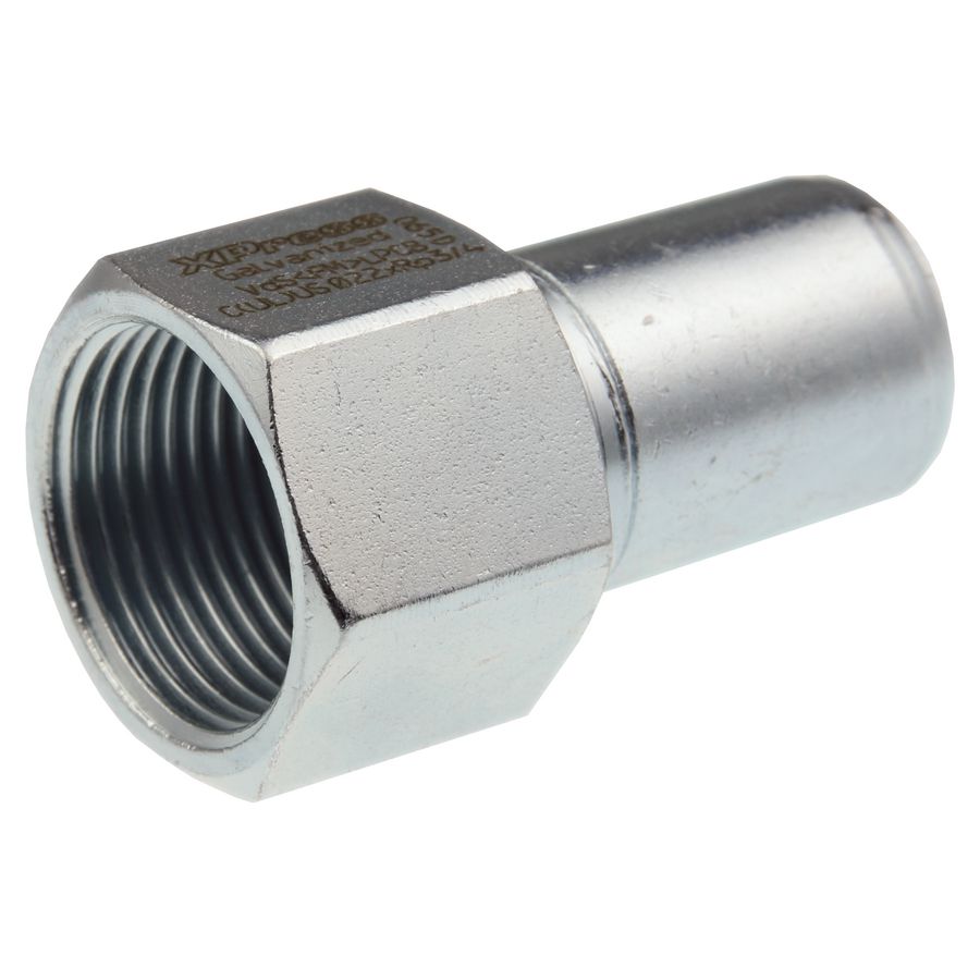 Insteekstuk Xpress STAAL spie-einde 22x1/2"bn.dr. lang C1433