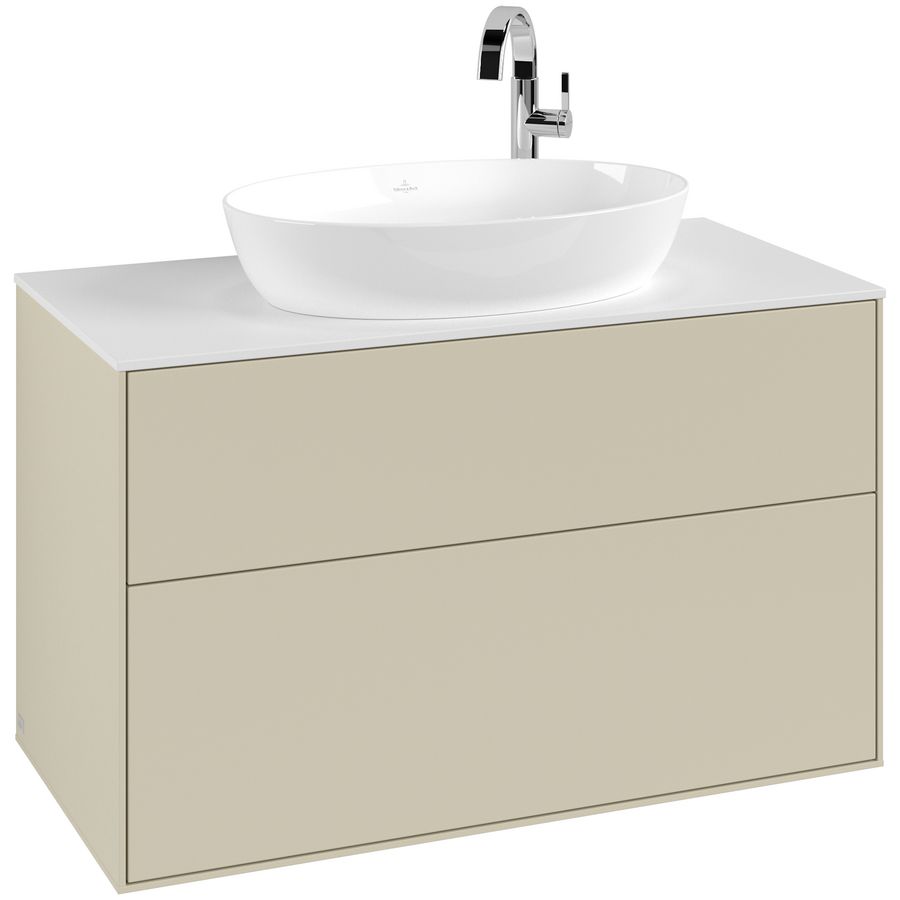 Wastafelonderkast Finion 1000x603x501mm S.Grey Matt Lacquer F88100HJ