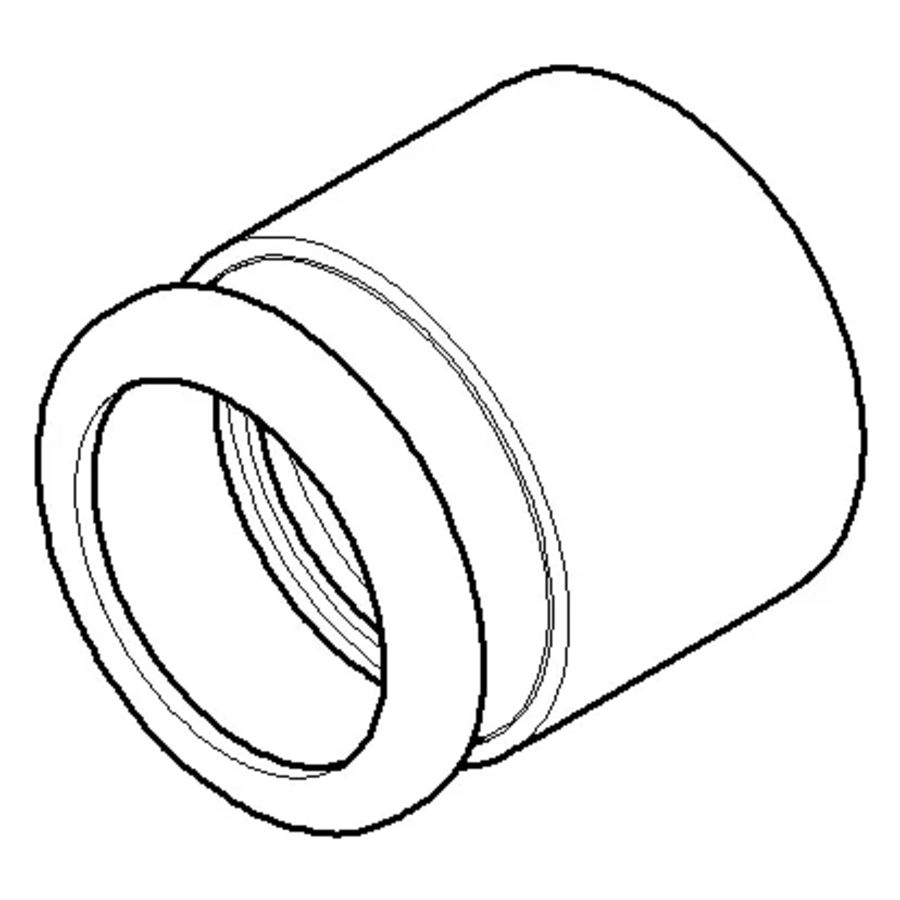 Rozet 34x36,5mm Messing gebors. (23kt Goud)