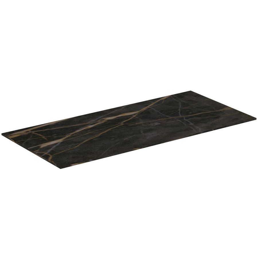 Conca keramisch afdekblad 800x373x6mm zonder uitsnijding black marble