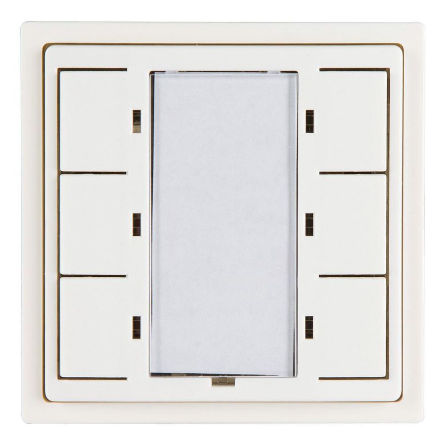 drukknop VZ wit IP20 KNX 6Kanaal