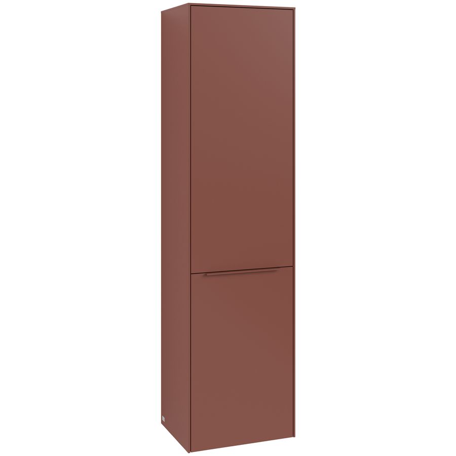 Hoge kast SUBWAY 3.0 450x1710x362mm Wine Red C59302AH greep monochroom