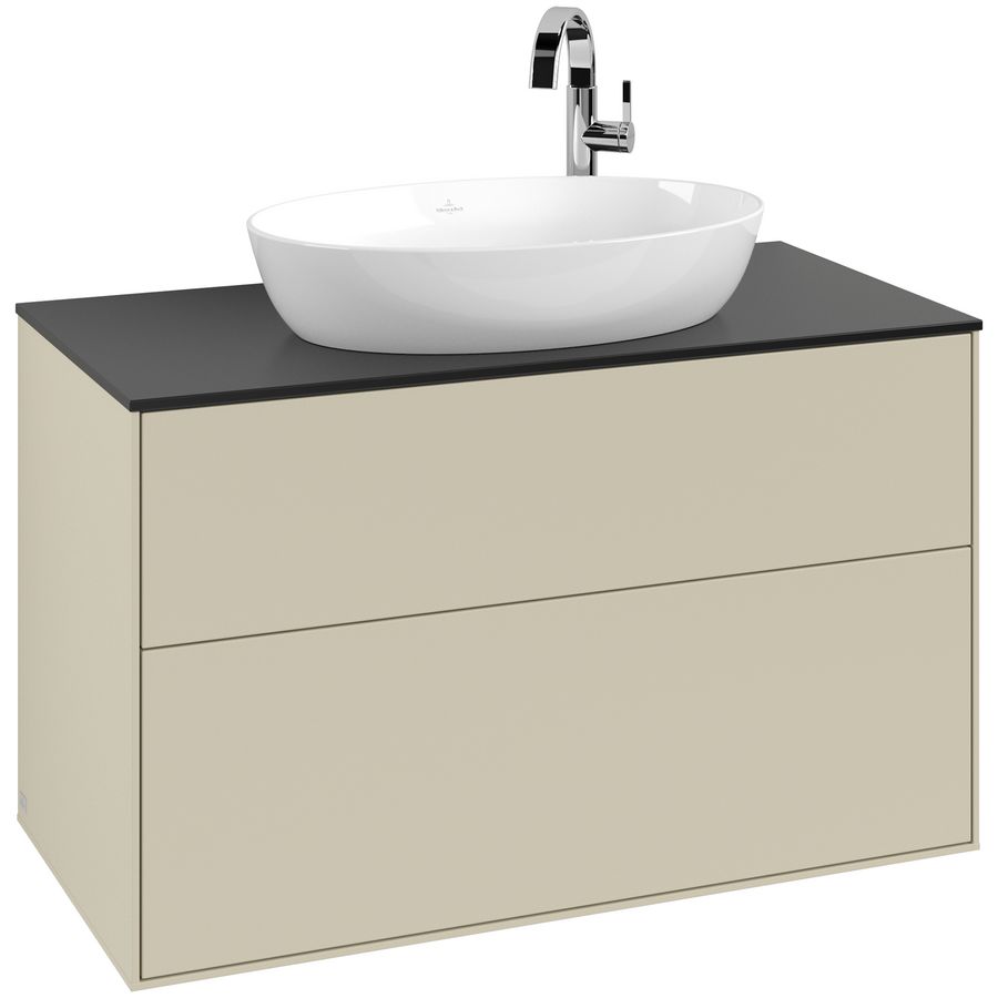 Wastafelonderkast Finion 1000x603x501mm S.Grey Matt Lacquer F88200HJ