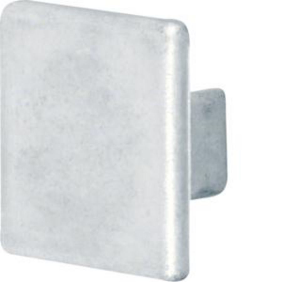 Eindplaat voor goot 20x20mm LFS ongelakt
