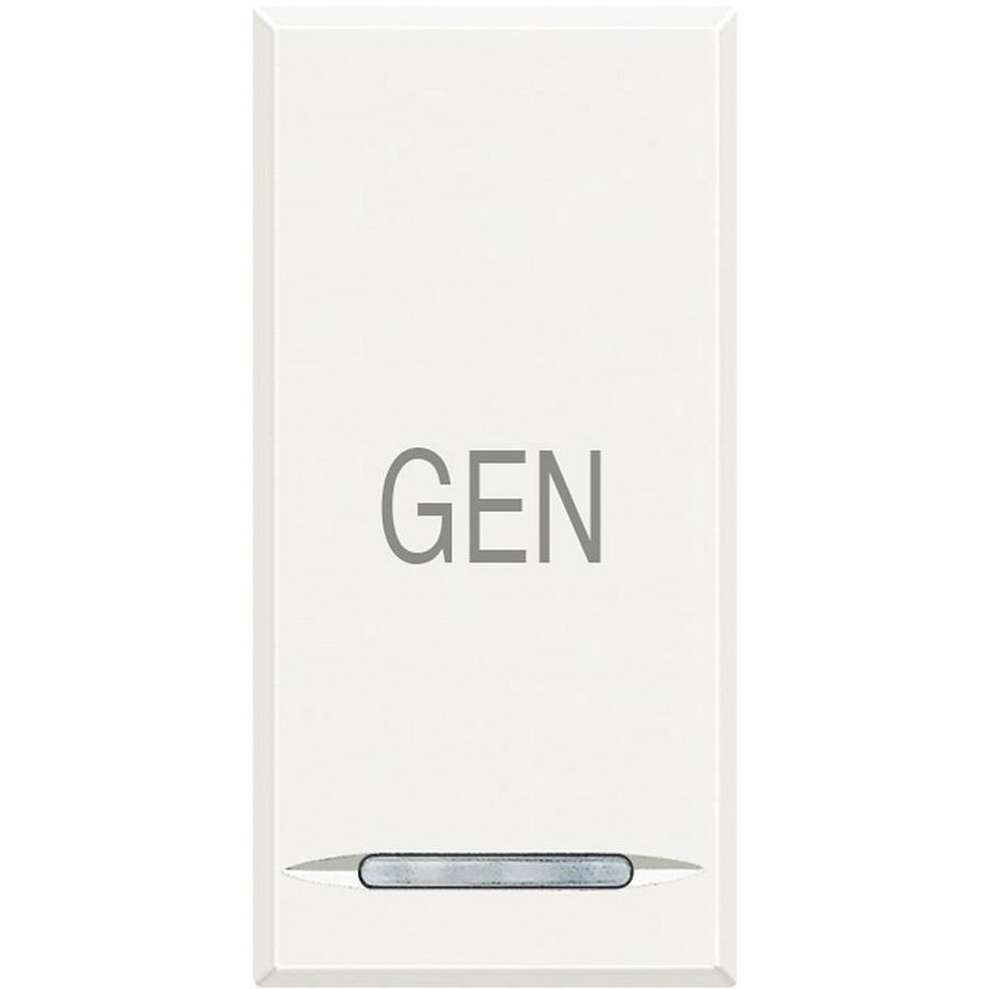 Wipschakelaar GEN 1f 1 module Axolute White VVE=10