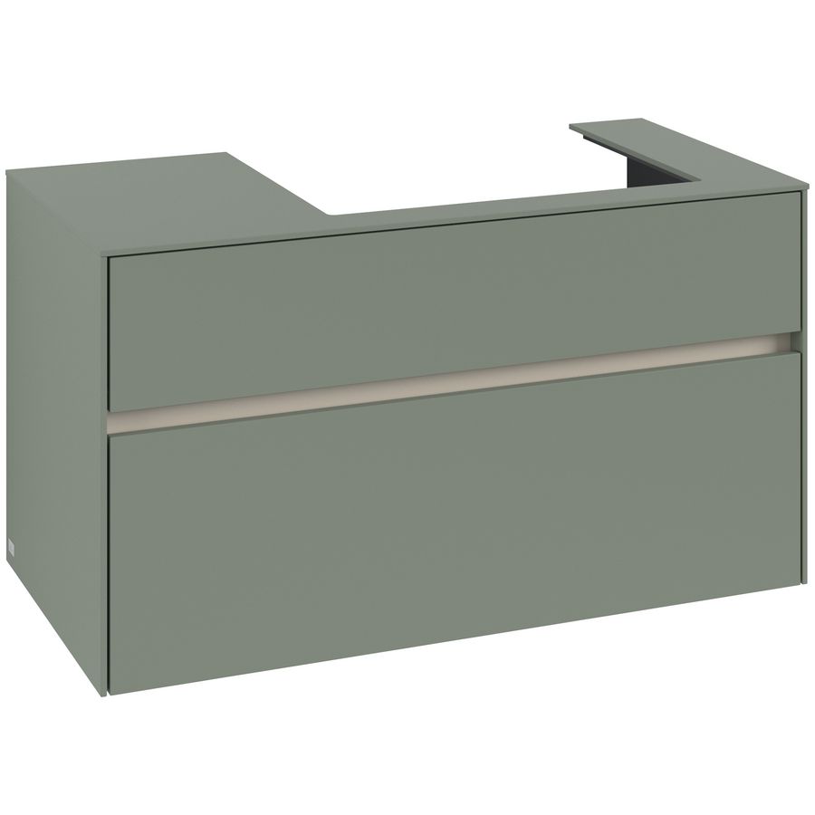 Wastafelonderkast Collaro 1000x548x500mm Soft Green C01800AF
