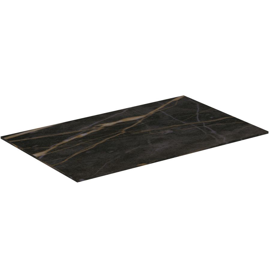 Conca keramisch afdekblad 600x373x6mm zonder uitsnijding black marble