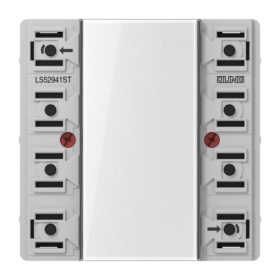 Tastermodule univ 4-voudig F50 LS range Secure KNX