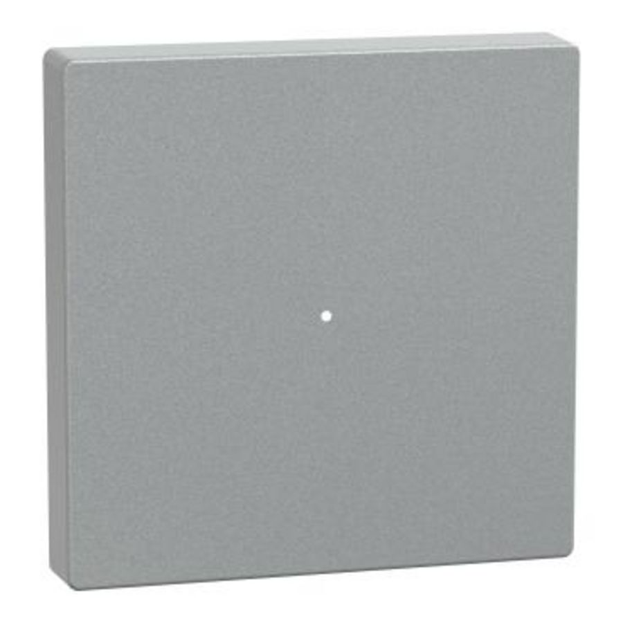 Tuimelaar Merten-System m 1-voudige drukknopmodule aluminium