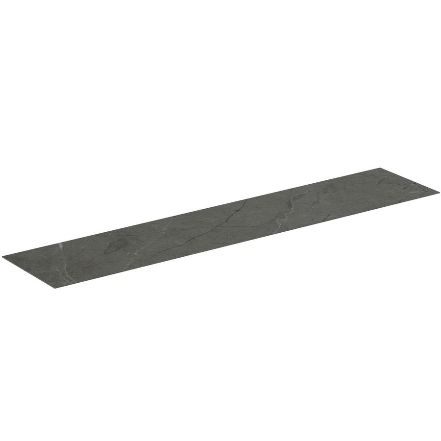 Conca keramisch afdekblad 2400x505x6mm zonder uitsnijding stone grey
