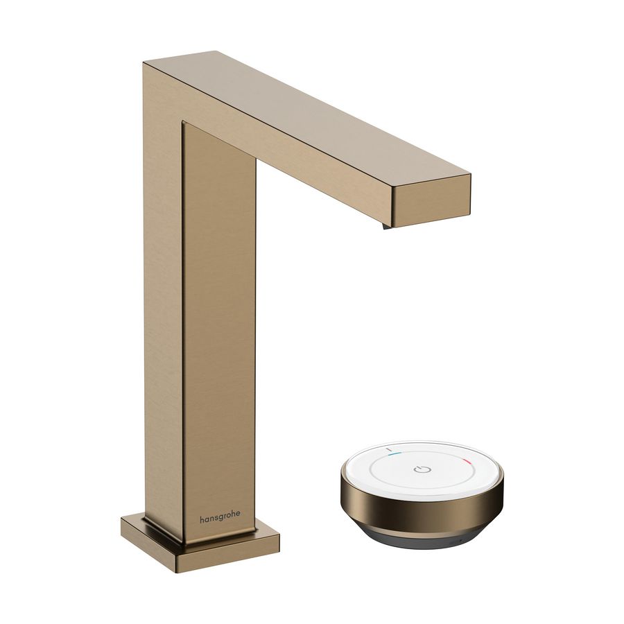 Tecturis E 2-gats wastafelkraan 150 CoolStart met afvoer Brushed Bronze