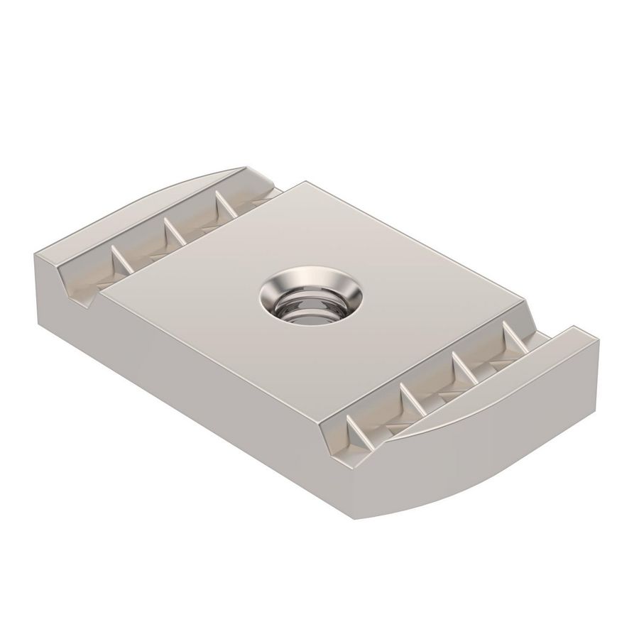 Glijmoer voor profielrail MS4121/4141 M6 Roestvast staal Blank, nabeha VVE=50