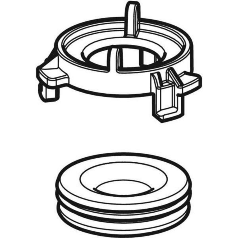 Bajonetaansluiting met lippendichting UR-sturing