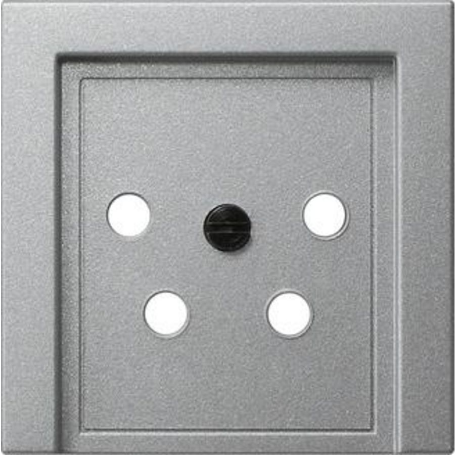Afdekking KPN-aansluitdoos 4-p System 55 kl.alum.