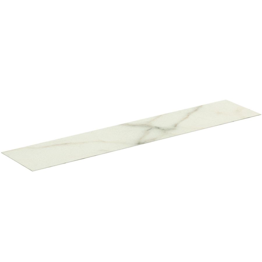 Conca keramisch afdekblad 2400x505x6mm zonder uitsnijding white marble