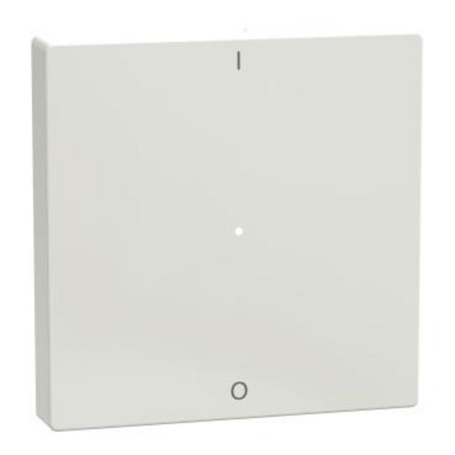 Rocker for 1-gang push-button module (1/0) polar white gloss