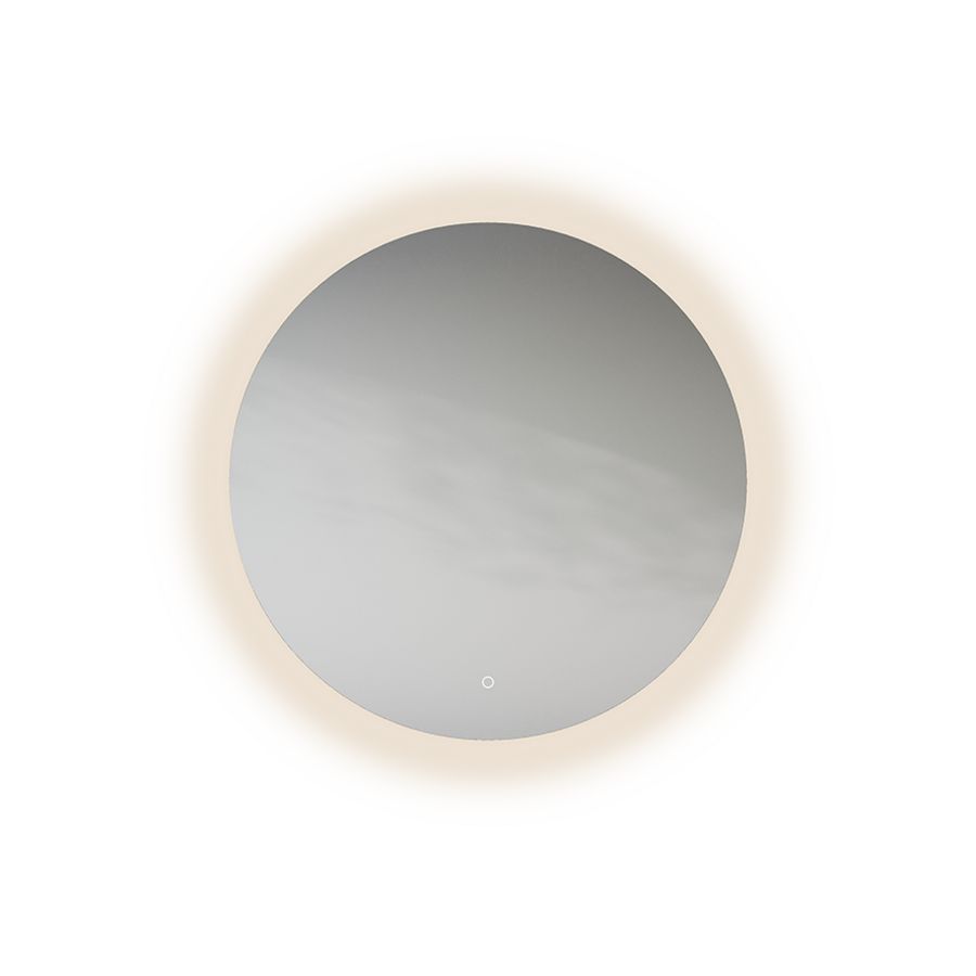 Spiegel A-LINE ROUND ø80cm indirecte  LED verlichting 3000K tip-touch knop