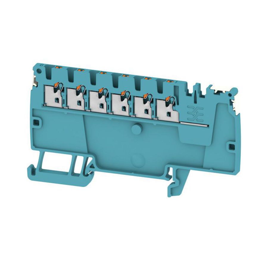 Doorvoer klem p.PUSH IN blauw 1.5mm² 17.5A 500 V, VVE=50