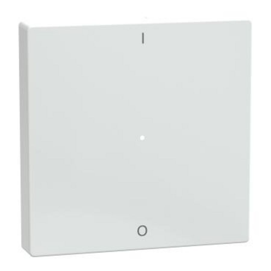 Tuimelaar Merten System M 1-voudige drukknopmodule (1/0) gla