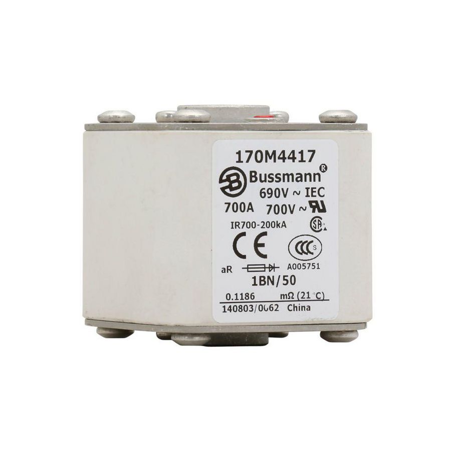 Zekering hoge snelheid 700A AC 690V 1 53x69x51mm aR VVE=3
