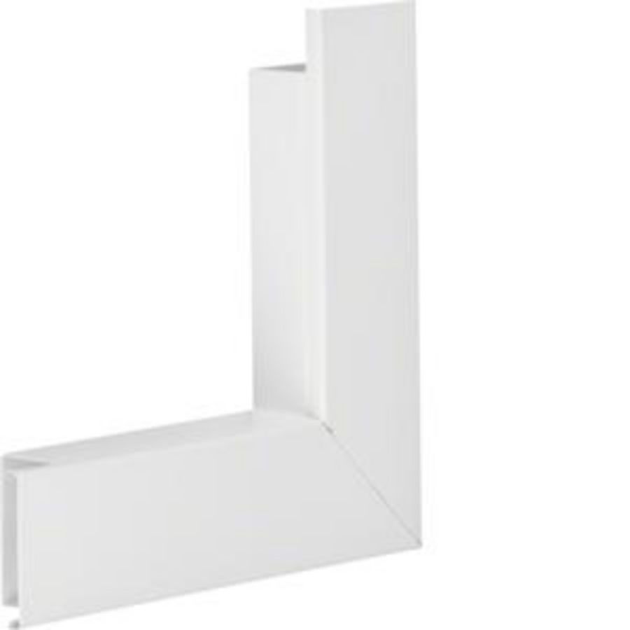 Vlakke hoek voor goot 30x45mm LFS verkeerswit