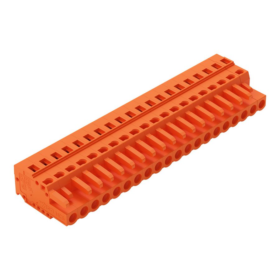 1-draads FE steker 2,5 mm² oranje 231-320/102-000 VVE=10