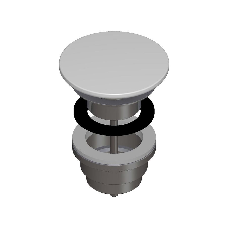 Afvoerplug met keramische afdekkAP v. wast. 81143.3/4 wit