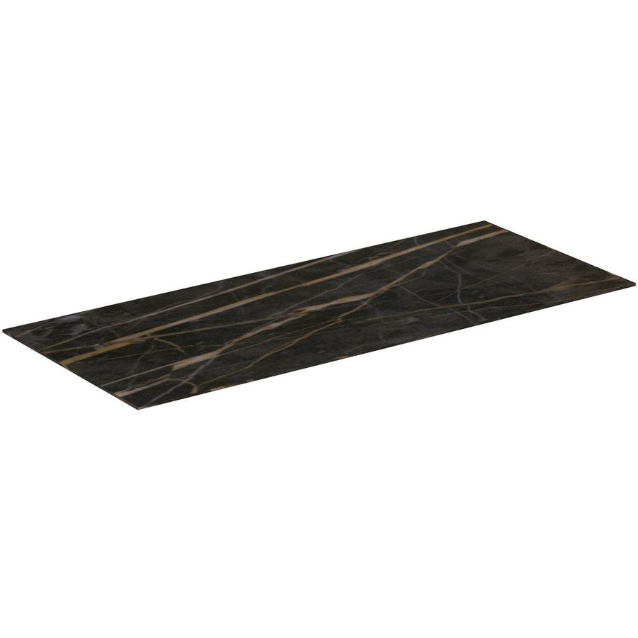 Conca keramisch afdekblad 1200x505x6mm zonder uitsnijding black marble