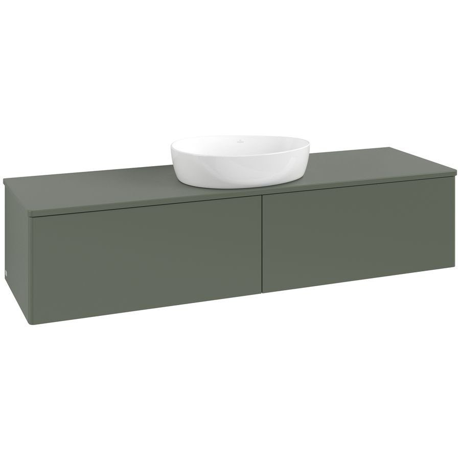 Wastafelonderkast Antao 1600x360x500mm L.Green Matt Lacquer K36050HL