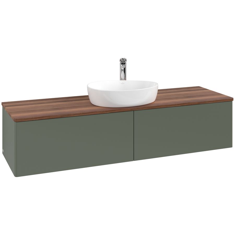 Wastafelonderkast Antao 1600x360x500mm L.Green Matt Lacquer K36052HL