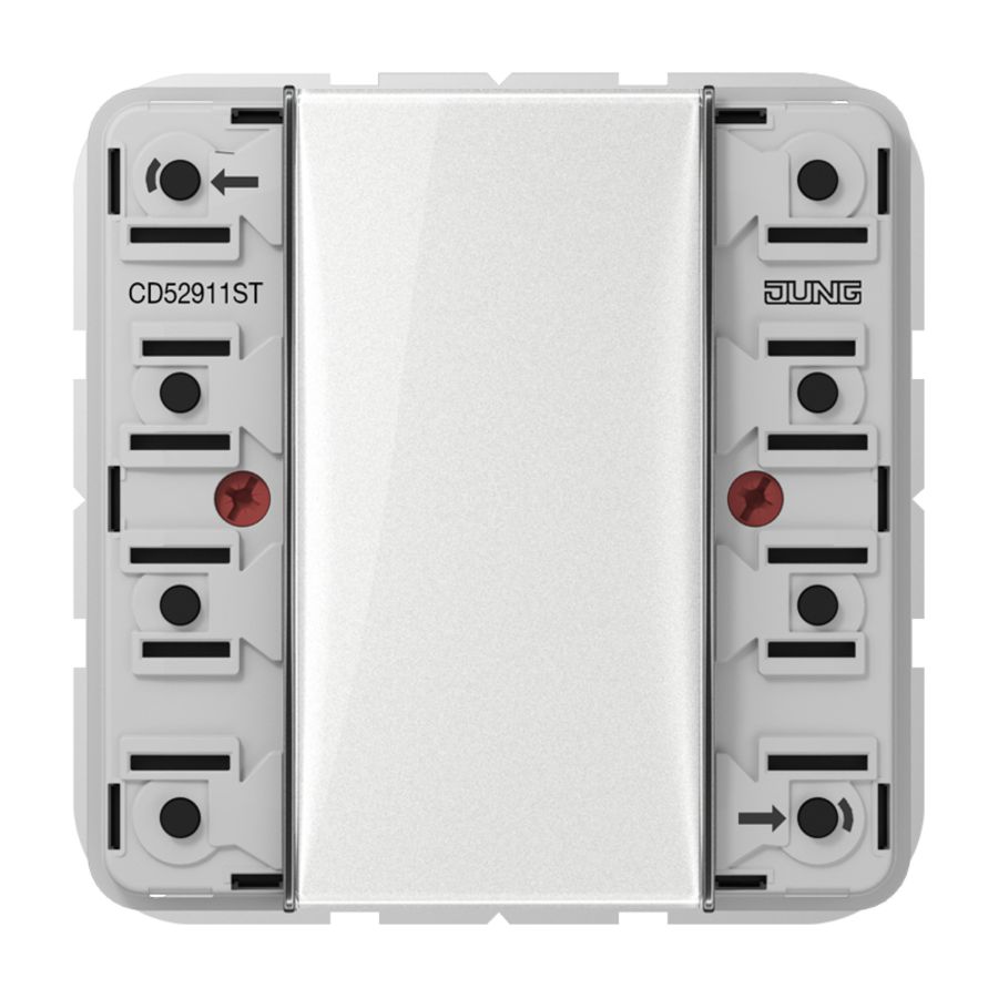 Tastermodule univ 1-voudig F50 CD range Secure KNX