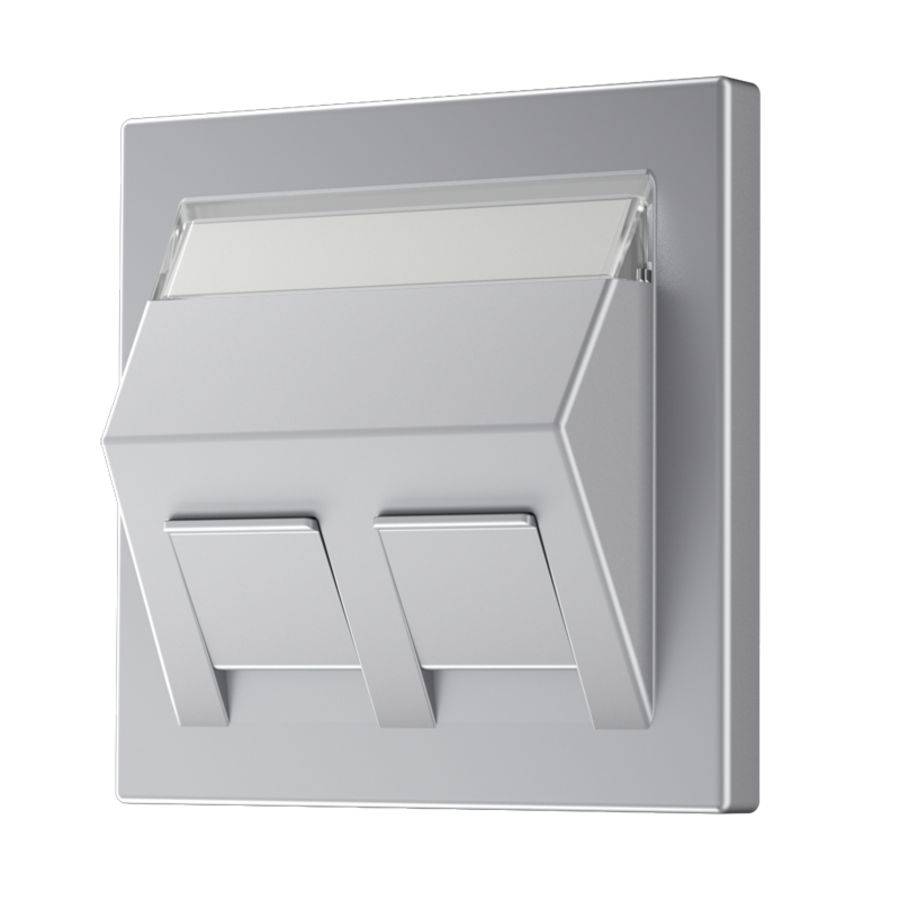 Afdekking LS-alu.gelakt slagv.v.mont. adapt.