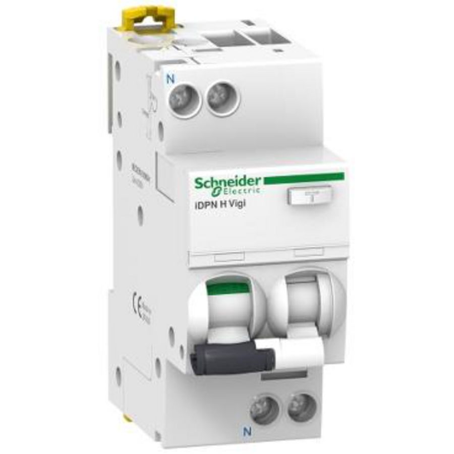 Aardlekautomaat 1-polig + Nul 16A/300mA C-Karakteristiek iDPN H