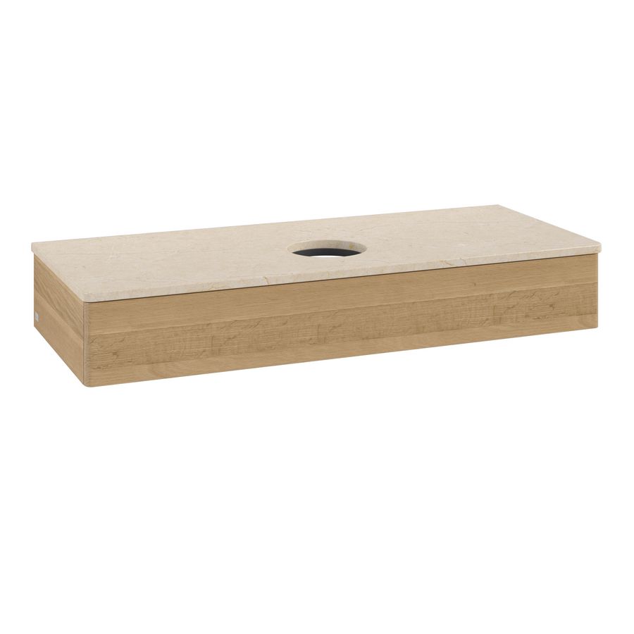 Wastafelonderkast Antao 1200x190x500mm Honey Oak K10013HN