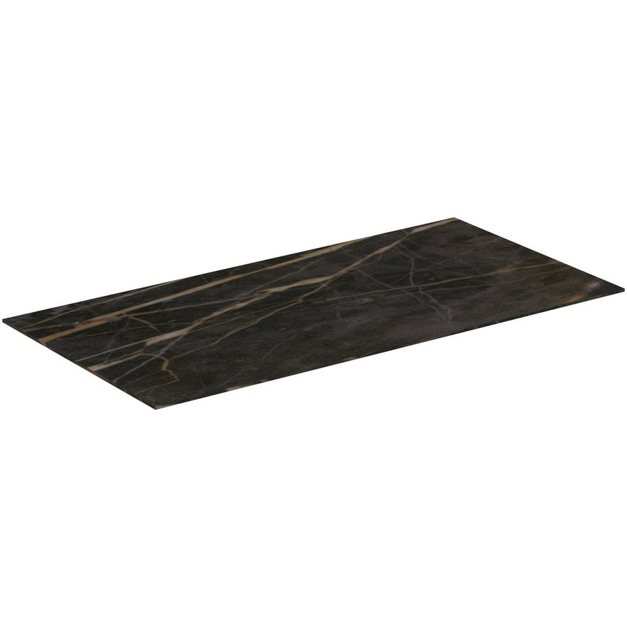 Conca keramisch afdekblad 1000x505x6mm zonder uitsnijding black marble