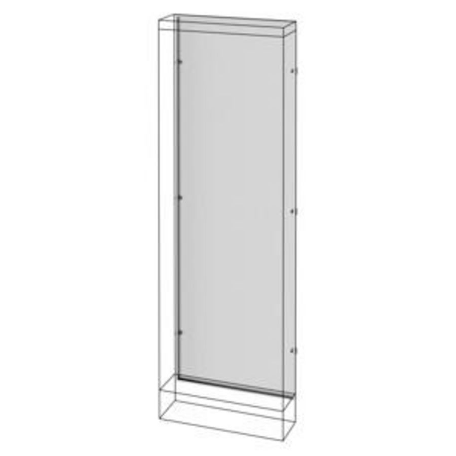 ACHTERPANEEL-VLOERMONTAGE DISTRIBUTIEBORD-QDX 630 H-QD