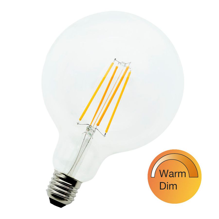 LED FIL WarmDim G125 E27 7.3W (60W) 806lm 927-922 Helder