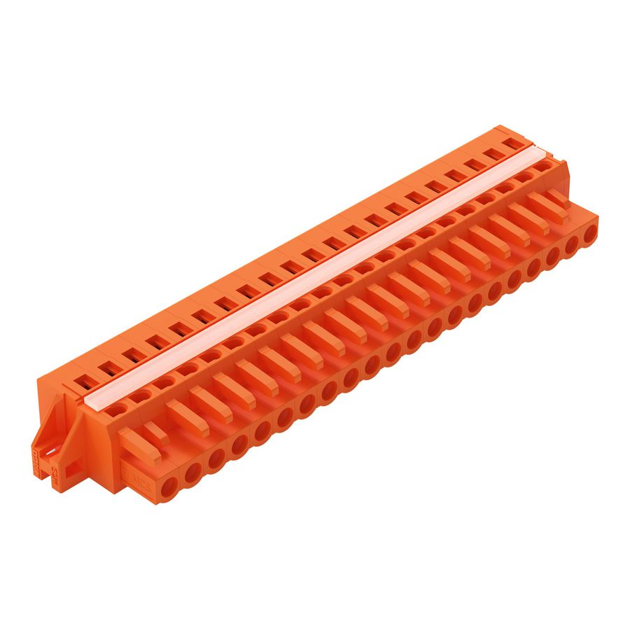 1-draads FE steker 2,5 mm² oranje 231-321/027-000 VVE=10