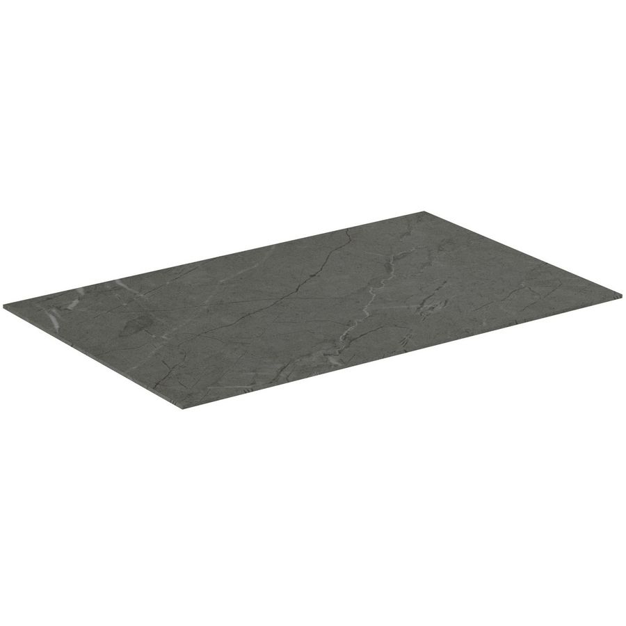 Conca keramisch afdekblad 800x505x6mm zonder uitsnijding stone grey