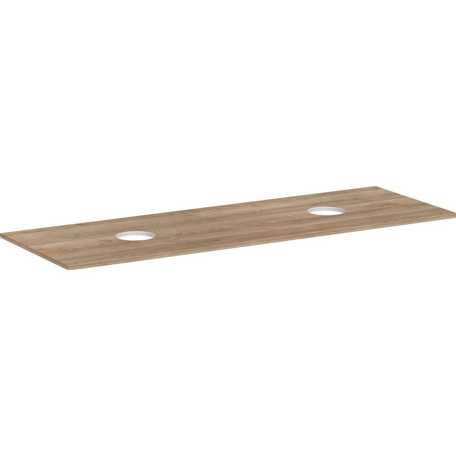 Console 1560x550mm m 2 uitsp.en Waskom zonder kraangat Xelu Q