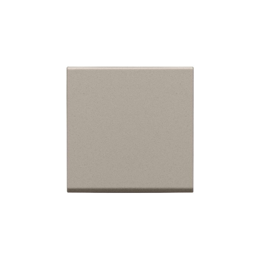Afwerkingsset voor een enkelvoudige elektronische schakelaar of drukkn claystone textured