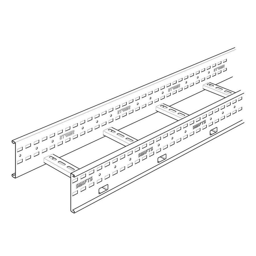 Lengte a 3m. Kabelladder RVS316 B1000 H150
