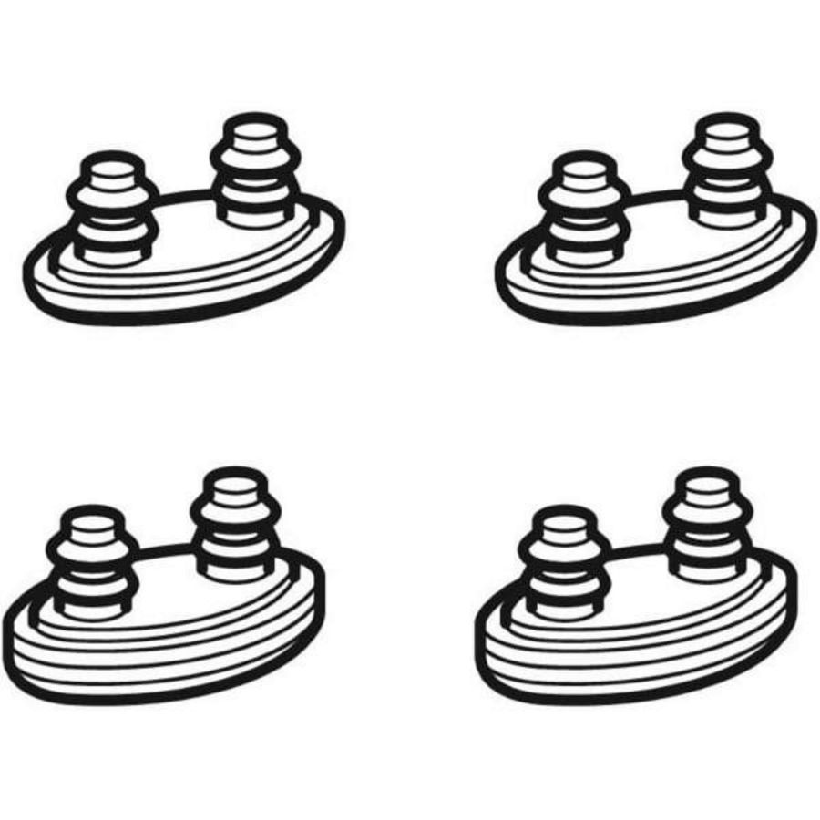 Set verhoogd rubbers tbv Aquaclean zitting