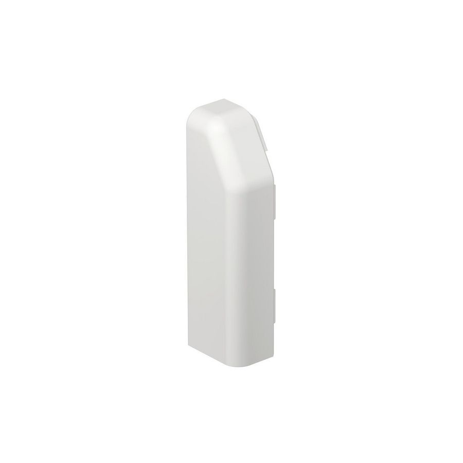 Eindstuk links SL 20x70 9010 polyvinylch. puur wit VVE=10