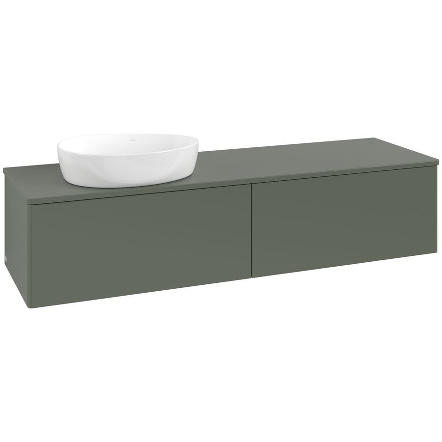 Wastafelonderkast Antao 1600x360x500mm L.Green Matt Lacquer K37010HL
