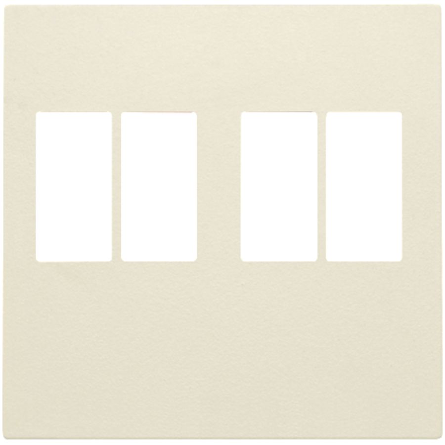 Afwerkingsset 2-voudige luidsprekeraansl. cream