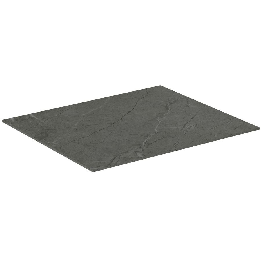 Conca keramisch afdekblad 600x505x6mm zonder uitsnijding stone grey
