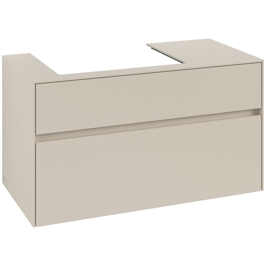 Wastafelonderkast Collaro 1000x548x500mm Cashmere Grey C01700VN